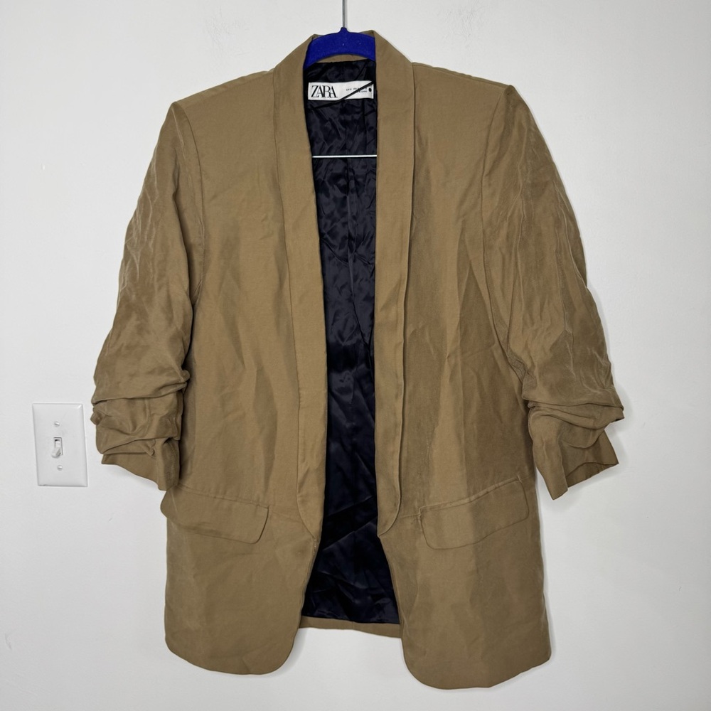 Zara rolled up sleeves blazer - Picture 4 of 9